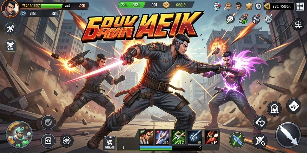 Tangkapan layar gameplay menampilkan aksi seru dalam 33L.