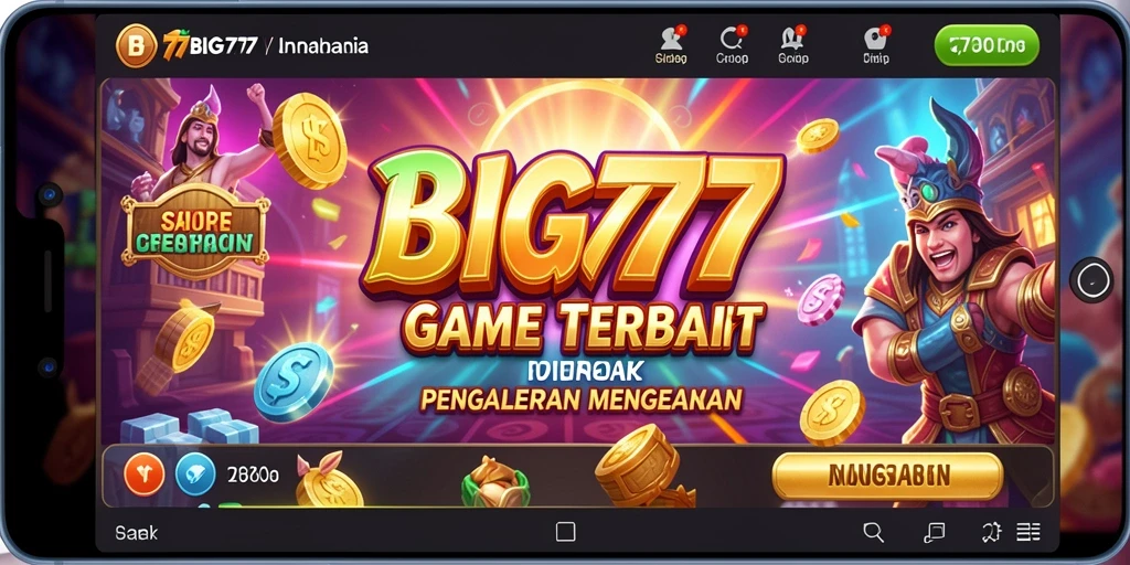 Tangkapan layar menampilkan gameplay seru BIG777 dalam permainan Slot.