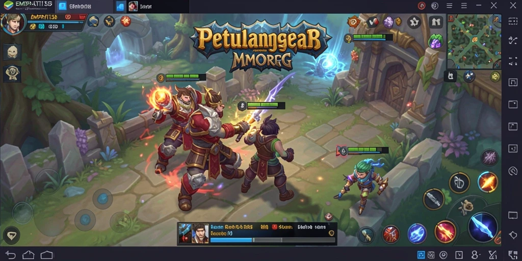 Tampilan seru gameplay EMPATI138 dalam dunia MMORPG yang penuh petualangan.