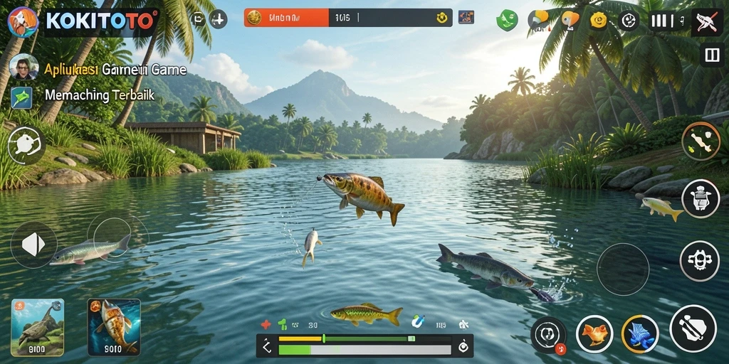 Tangkapan ikan yang luar biasa di KOKITOTO dengan gameplay yang menarik.
