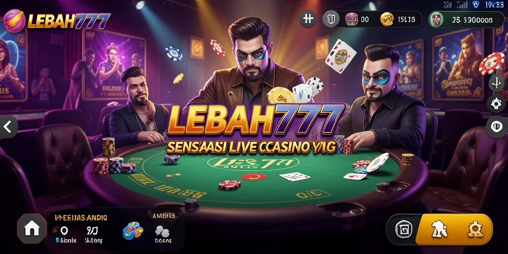 Tampilan gameplay Live Casino yang menarik dan interaktif.