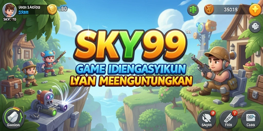 Tampilan gameplay SKY99 yang menarik dan penuh warna.